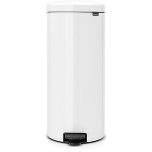 Brabantia Abfalleimer NEW Icon, Weiß, Kunststoff, 30 L, 29.3x67.9x38 cm, Küchen, Küchenausstattung, Mülleimer