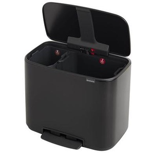 brabantia Bo Brabantia 11L  23L Bo Pedal Bin - Matt Black