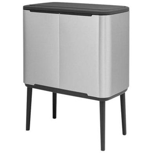 brabantia Bo Touch Bin - rubbish bin - 33 L - matt steel