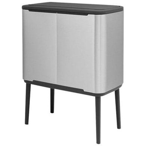 brabantia Bo Touch Bin - rubbish bin - 34 L - matt steel