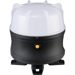 BRENNENSTUHL LED Baustrahler Mobiler 360 Akku Strahler Lampen Leuchtdauer 12h Gr. Höhe: 22,5 cm, schwarz Baustrahler