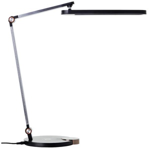 BRILLIANT LED Schreibtischlampe Officehero, schwarz, B:51cm H:40cm T:18cm, Lampen, Wireless charging, 1000 lm, dimmbar, CCT