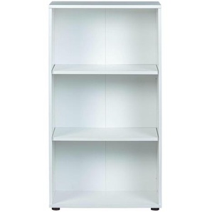 Bücherregal Arco 2 - weiß - Materialmix - 60 cm - 110 cm - 30 cm | Möbel Kraft