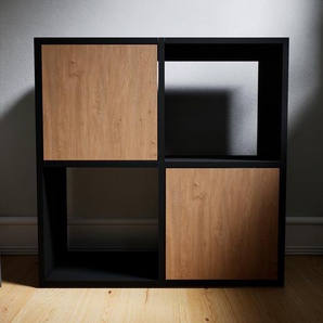 Kommode Eiche - Design-Lowboard: Türen in Eiche - Hochwertige Materialien - 79 x 79 x 34 cm, Selbst zusammenstellen