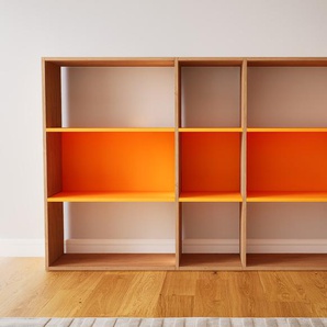 Bücherregal Gelb - Modernes Regal für Bücher: Hochwertige Qualität, einzigartiges Design - 190 x 117 x 34 cm, Individuell konfigurierbar