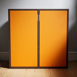 Kommode Gelb - Design-Lowboard: Türen in Gelb - Hochwertige Materialien - 79 x 79 x 34 cm, Selbst zusammenstellen