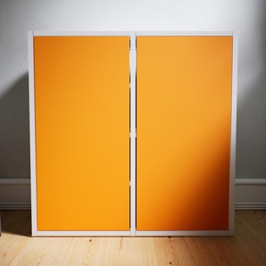 Kommode Gelb - Design-Lowboard: Türen in Gelb - Hochwertige Materialien - 79 x 79 x 34 cm, Selbst zusammenstellen