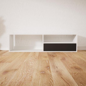 Lowboard Graphitgrau - Designer-TV-Board: Schubladen in Graphitgrau - Hochwertige Materialien - 151 x 40 x 34 cm, Komplett anpassbar