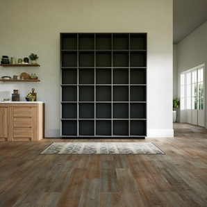 Bücherregal Grau - Modernes Regal für Bücher: Hochwertige Qualität, einzigartiges Design - 195 x 238 x 34 cm, Individuell konfigurierbar