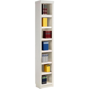 Bücherregal HOME AFFAIRE Soeren Regale Gr. H: 185 cm, 6 St., beige (cremeweiß) aus massiver Kiefer, in 2 Höhen, Tiefe 29 cm, mit viel Stauraum