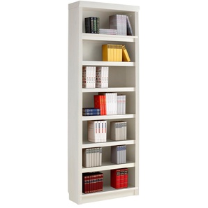 Bücherregal HOME AFFAIRE Soeren Regale Gr. H/T: 220cm x 29cm, 7 St., weiß in 2 Höhen und Tiefen, mit viel Stauraum