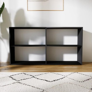 Sideboard Schwarz - Designer-Sideboard: Hochwertige Qualität, einzigartiges Design - 151 x 79 x 34 cm, Individuell konfigurierbar
