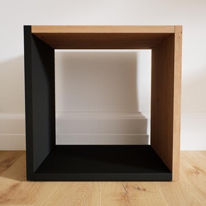 Bücherregal Schwarz - Modernes Regal für Bücher: Hochwertige Qualität, einzigartiges Design - 41 x 40 x 34 cm, Individuell konfigurierbar