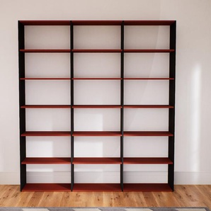 Bücherregal Terrakotta - Modernes Regal für Bücher: Hochwertige Qualität, einzigartiges Design - 226 x 232 x 34 cm, Individuell konfigurierbar