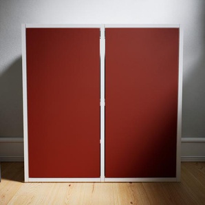 Kommode Terrakotta - Design-Lowboard: Türen in Terrakotta - Hochwertige Materialien - 79 x 79 x 34 cm, Selbst zusammenstellen