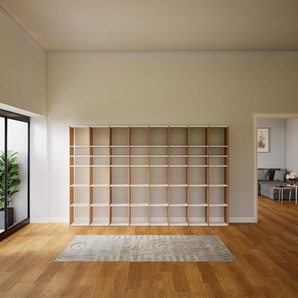 Bibliotheksregal Weiß - Individuelles Regal für Bibliothek: Einzigartiges Design - 310 x 194 x 34 cm, konfigurierbar