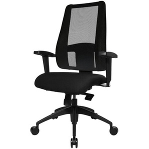 Bürodrehstuhl Lady Sitness Deluxe 65 x 118 x 65cm Schwarz