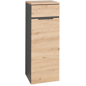 Büroschrank Memphis, Graphit/Artisan, Höhe 122 cm