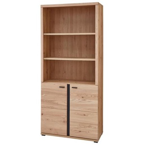 Büroschrank Sonos, Alteiche massiv/Artisan Eiche-Nachbildung, ca. 203 cm