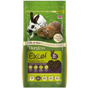 Burgess Excel Rabbit Adult 10kg Mint