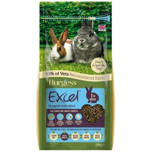 Burgess Excel Rabbit Junior  Dwarf 10kg Mint