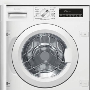 C (A bis G) NEFF Einbauwaschmaschine W6441X1 Waschmaschinen silberfarben (eh19) Einbauwaschmaschinen