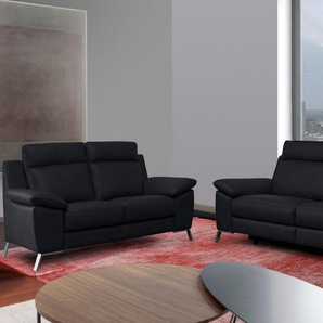 CALIA ITALIA 3-Sitzer Roby italienisches Designsofa mit exzellentem Sitzkomfort, erstklassigem Lederbezug