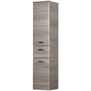 calmo2go Bad-Midischrank Alba - grau - Materialmix - 30 cm - 141 cm - 33 cm | Möbel Kraft