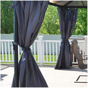 Canopia Curtain set for Martinique 4300  Milano 4300 rectangular garden gazebo Palram