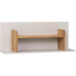 Cantus Wandboard, Grau, Eiche, Holz, Holzwerkstoff, Eiche, massiv, 100x40x25 cm, Wohnzimmer, Regale, Wandboards