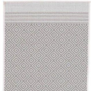 carpetfine Läufer Boho 103, rechteckig, Höhe: 4 mm, robustes Flachgewebe, Sisal Optik, UV-beständig, Außenbereich