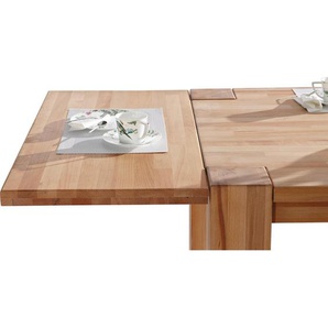 Carryhome Ansteckplatte, Kernbuche, Holz, Kernbuche, massiv, 50x4x100 cm, Esszimmer, Tische, Ansteckplatten