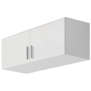 Carryhome Aufsatzschrank, Weiß Hochglanz, Weiß, Kunststoff, 91x39x54 cm, Made in Germany, Goldenes M, Blauer Engel, Schlafzimmer, Kleiderschränke, Schranksysteme