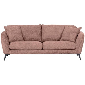 Carryhome Bigsofa, Altrosa, Textil, 3-Sitzer, 215x70x98 cm, Typenauswahl, Stoffauswahl, Rücken echt, Wohnzimmer, Sofas & Couches, Sofas, Bigsofas