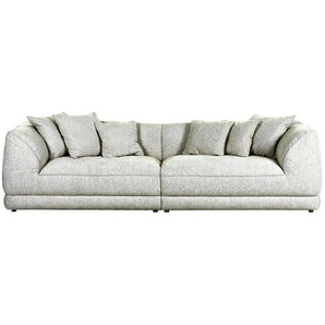 Carryhome Bigsofa, Beige, Textil, 2-3-Sitzer, Füllung: Polyetherschaumkern, 280x75x100 cm, Stoffauswahl, Rücken echt, Wohnzimmer, Sofas & Couches, Sofas, Bigsofas