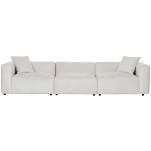 Carryhome Bigsofa, Creme, Textil, 3-Sitzer, Füllung: Polyester, 320x66x111 cm, Stoffauswahl, Rücken echt, Wohnzimmer, Sofas & Couches, Sofas, Bigsofas