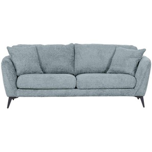 Carryhome Bigsofa, Hellblau, Textil, 3-Sitzer, 215x70x98 cm, Typenauswahl, Stoffauswahl, Rücken echt, Wohnzimmer, Sofas & Couches, Sofas, Bigsofas