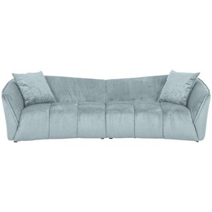 Carryhome Bigsofa, Mintgrün, Textil, 3-Sitzer, Füllung: Schaumstoff, 250x75x107 cm, Stoffauswahl, Rücken echt, Wohnzimmer, Sofas & Couches, Sofas, Bigsofas