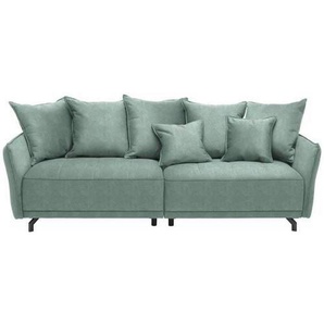 Carryhome Bigsofa, Mintgrün, Textil, Uni, 3-Sitzer, Füllung: Silikon,Silikon, 226x91x103 cm, Stoffauswahl, Wohnzimmer, Sofas & Couches, Sofas, Bigsofas