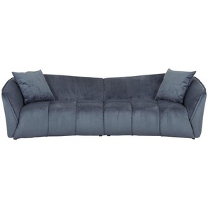 Carryhome Bigsofa, Petrol, Textil, 3-Sitzer, Füllung: Schaumstoff, 250x75x107 cm, Stoffauswahl, Rücken echt, Wohnzimmer, Sofas & Couches, Sofas, Bigsofas