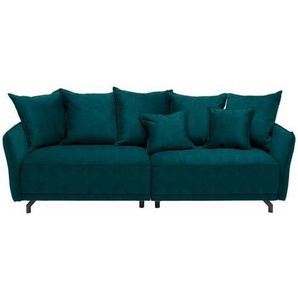 Carryhome Bigsofa, Petrol, Textil, Uni, 3-Sitzer, Füllung: Silikon,Silikon, 226x91x103 cm, Stoffauswahl, Wohnzimmer, Sofas & Couches, Sofas, Bigsofas