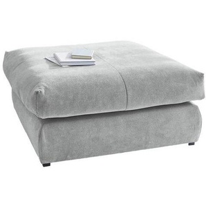 Carryhome Hocker, Grau, Textil, quadratisch, 110x50x110 cm, Stoffauswahl, Wohnzimmer, Hocker, Sitzhocker