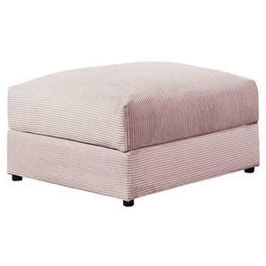 Carryhome Hocker, Rosa, Textil, quadratisch, 87x53x87 cm, Wohnzimmer, Hocker, Sitzhocker