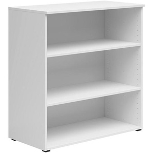 Carryhome Regal, Weiß, Holzwerkstoff, 2 Fächer, 80x83x40 cm, FSC Mix, Typenauswahl, Beimöbel erhältlich, stehend, Arbeitszimmer, Büroregale, Bücherregale