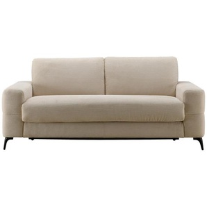 Carryhome Schlafsofa, Beige, Textil, 2-Sitzer, 198x89x98 cm, Armteil links, rechts, Kinder- & Jugendzimmer, Jugendmöbel, Jugendsofas