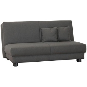 Carryhome Schlafsofa, Dunkelgrau, Textil, 2-Sitzer, Füllung: Polyester, 160x85x100 cm, Made in Germany, Typenauswahl, Bettkasten erhältlich, Fußauswahl, Stoffauswahl, Liegefunktion, Rücken echt, Kinder- & Jugendzimmer, Jugendmöbel, Jugendsofas