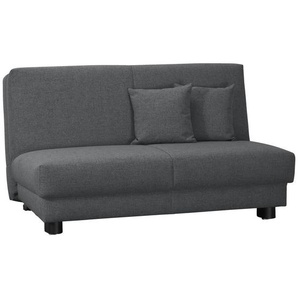 Carryhome Schlafsofa, Grau, Textil, 2-Sitzer, Füllung: Schaumstoff, 145x85x100 cm, Made in Germany, Typenauswahl, Bettkasten erhältlich, Fußauswahl, Stoffauswahl, Liegefunktion, Rücken echt, Kinder- & Jugendzimmer, Jugendmöbel, Jugendsofas