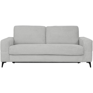 Carryhome Schlafsofa, Hellgrau, Textil, 2-Sitzer, 198x89x98 cm, Armteil links, rechts, Kinder- & Jugendzimmer, Jugendmöbel, Jugendsofas