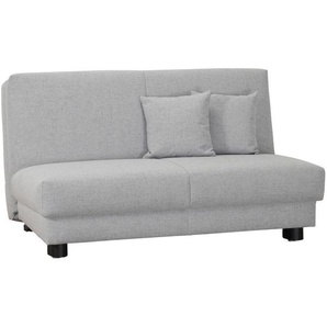 Carryhome Schlafsofa, Hellgrau, Textil, 2-Sitzer, Füllung: Schaumstoff, 145x85x100 cm, Made in Germany, Typenauswahl, Bettkasten erhältlich, Fußauswahl, Stoffauswahl, Liegefunktion, Rücken echt, Kinder- & Jugendzimmer, Jugendmöbel, Jugendsofas