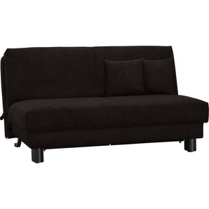 Carryhome Schlafsofa, Schwarz, Textil, 2-Sitzer, Füllung: Schaumstoff, 160x85x100 cm, Made in Germany, Typenauswahl, Fußauswahl, Stoffauswahl, Liegefunktion, Kinder- & Jugendzimmer, Jugendmöbel, Jugendsofas